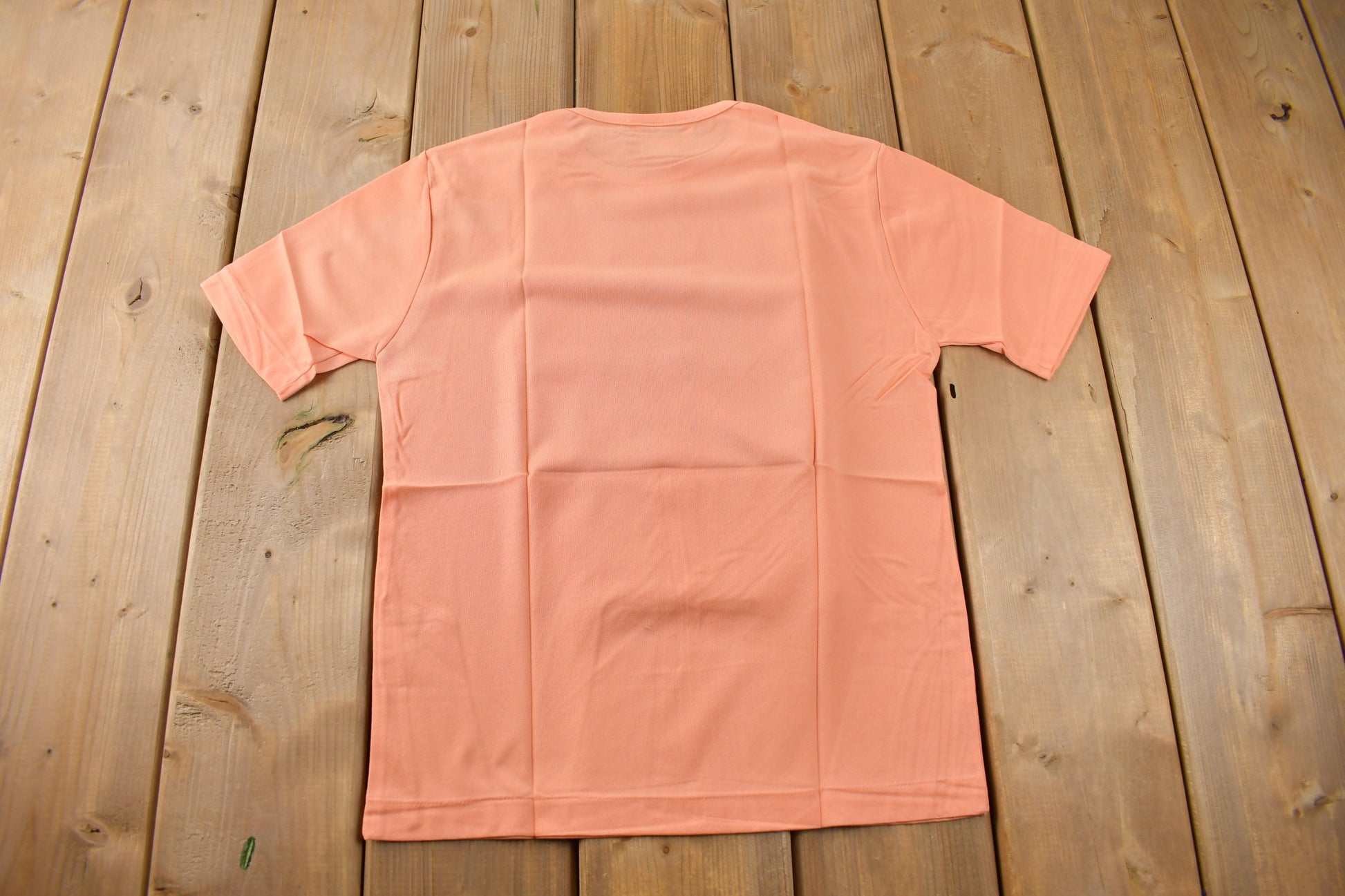 True Vintage 1960s Deadstock Helen Blank Salmon Nylon T Shirt