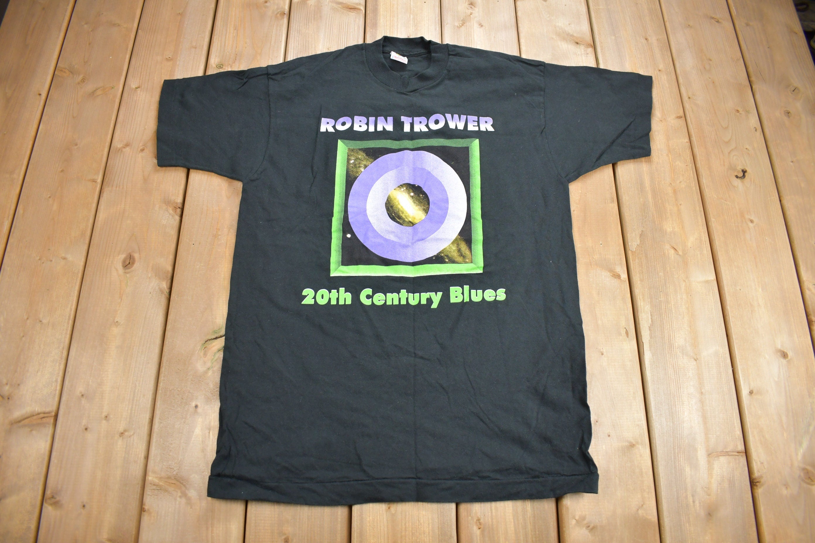 Vintage 1994 Robin Trower 20th Century Blues Tour T-shirt