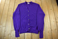 Vintage 1970s Fox Collection Knit Cardigan Sweater Men's Tall XL