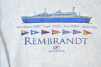 Vintage 1990s Rembrandt Sailing Ship Crewneck Sweatshirt