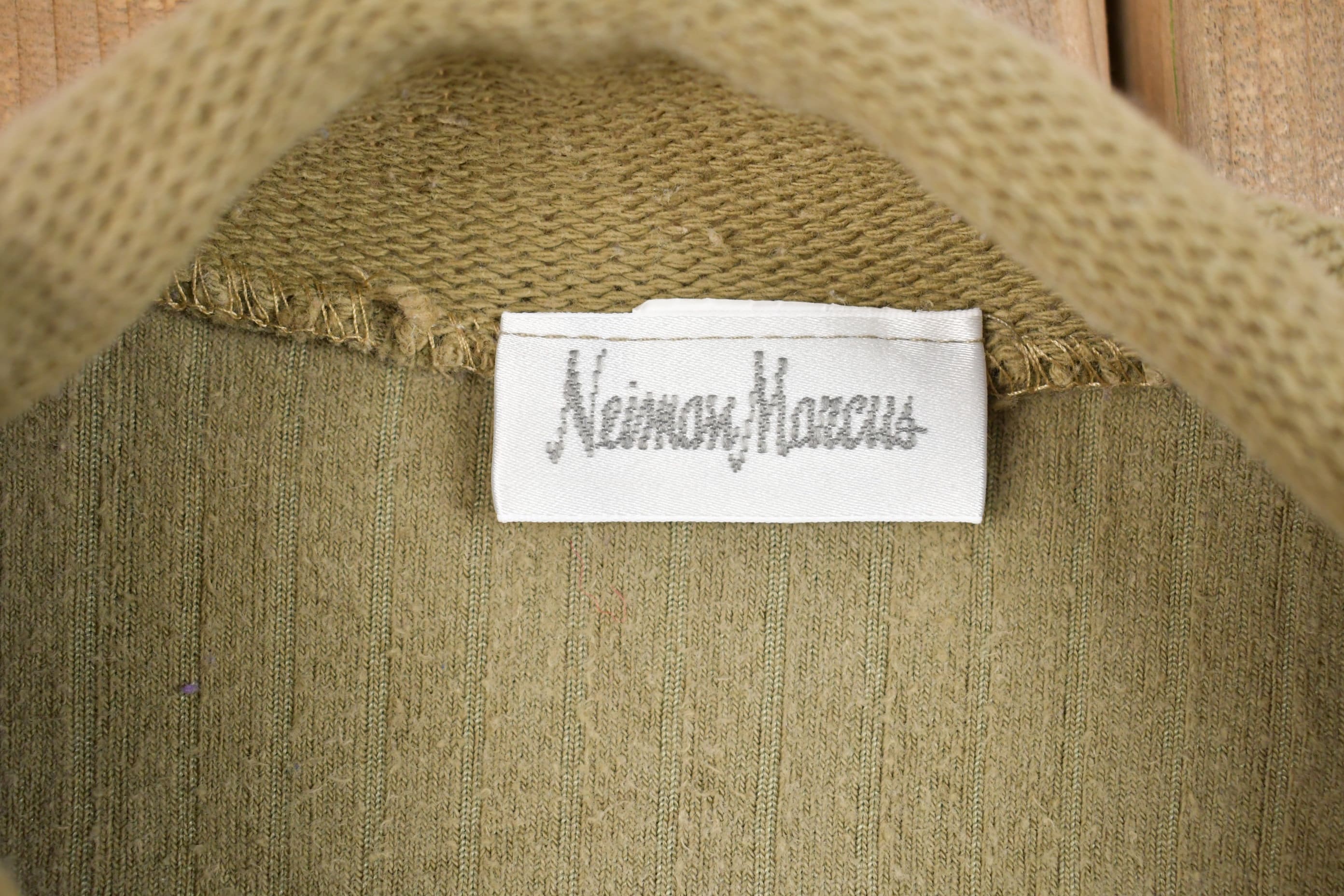 Vintage 1990s Neiman Marcus Mock Neck Crewneck Sweatshirt