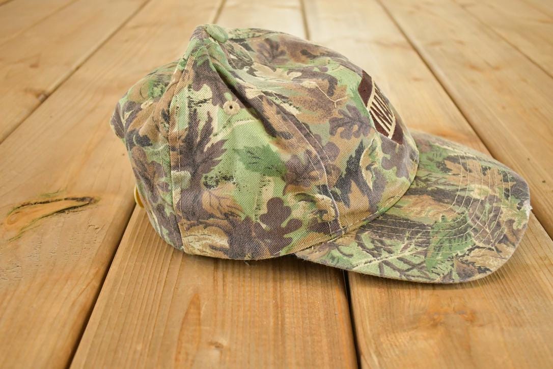 Vintage 1990s Napa Racing Camo Snapback Hat / 90's Embroidered Race Car Cap