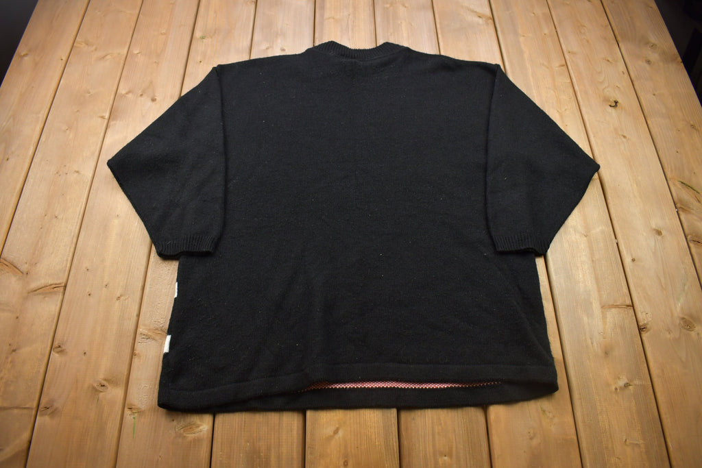 Vintage 1990s Maggie McNaughton Knitted Crewneck Sweater