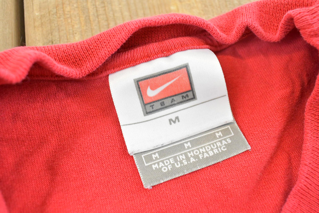 Vintage Y2K Ohio State Nike Team Center Check Long Sleeve Collegiate Shirt Men's L / NCAA College Sellout / 00s OSU / 2000s Buckeyes