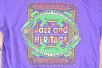 Vintage 1991 Jazz And Heritage Souvenir Travel T-Shirt Women's XL