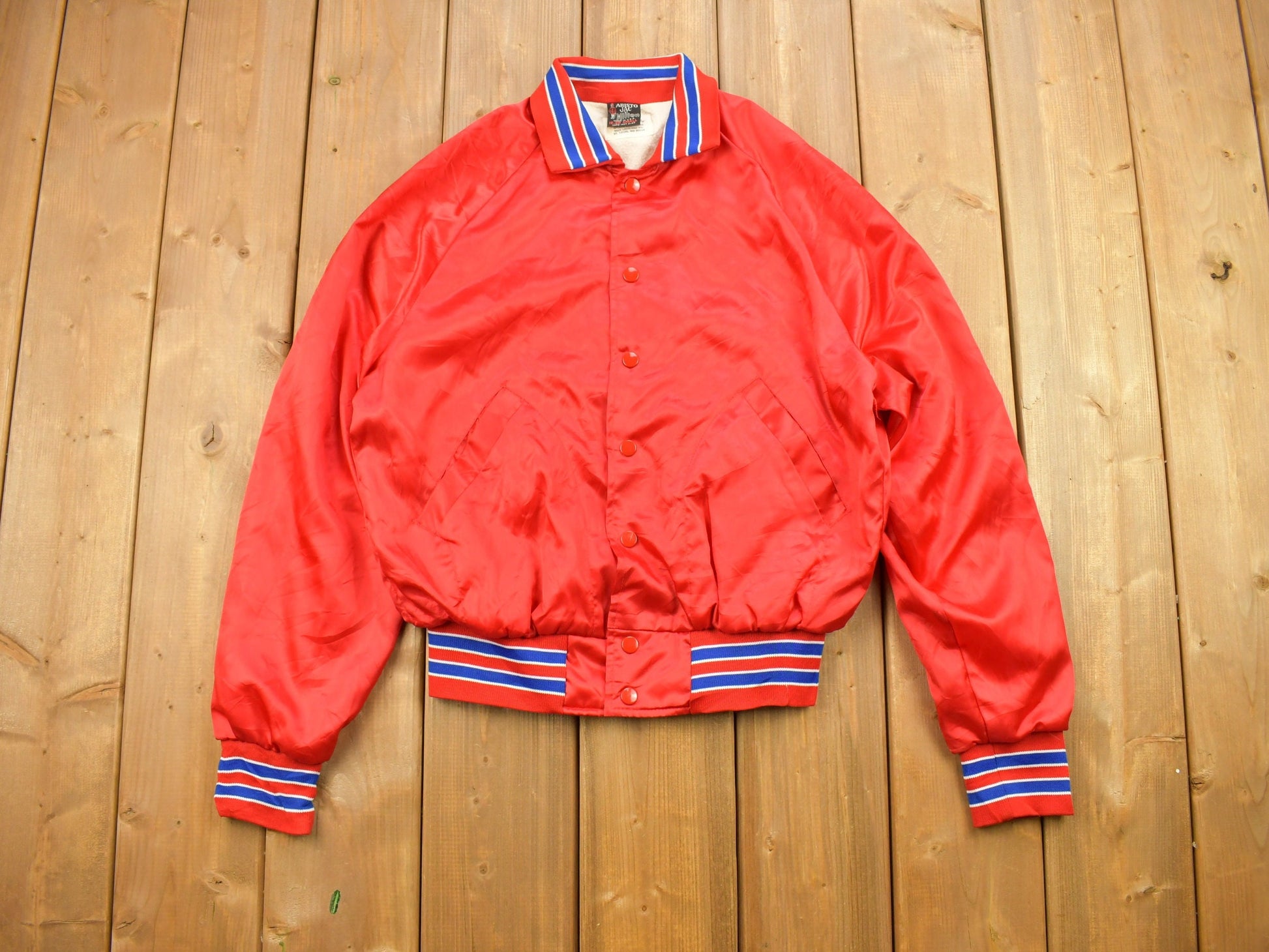 Vintage 1983 Scarface Movie Satin Promo Jacket Al Pacino MCA Home Video