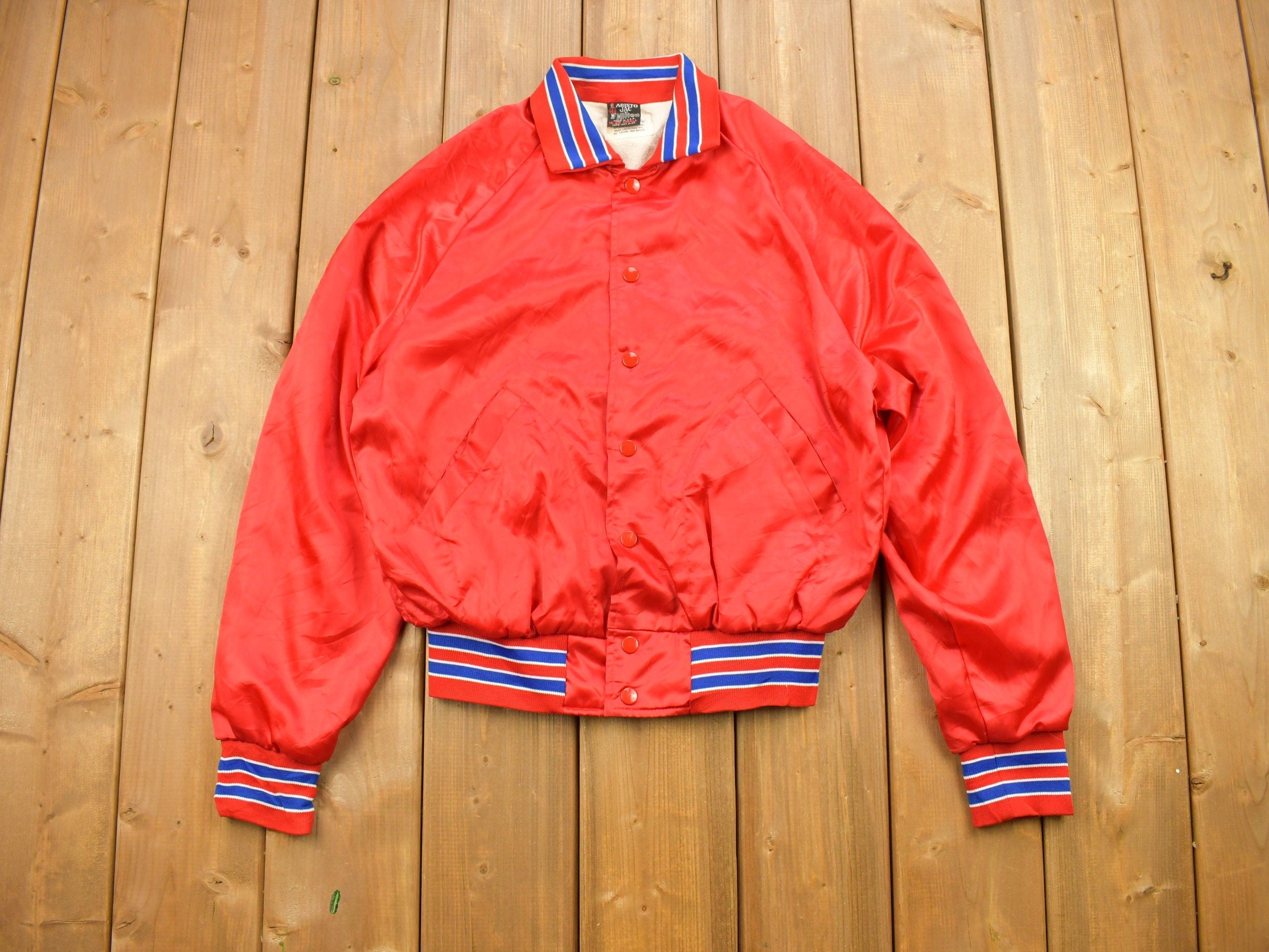 Vintage 1983 Scarface Movie Satin Promo Jacket Al Pacino MCA Home Video