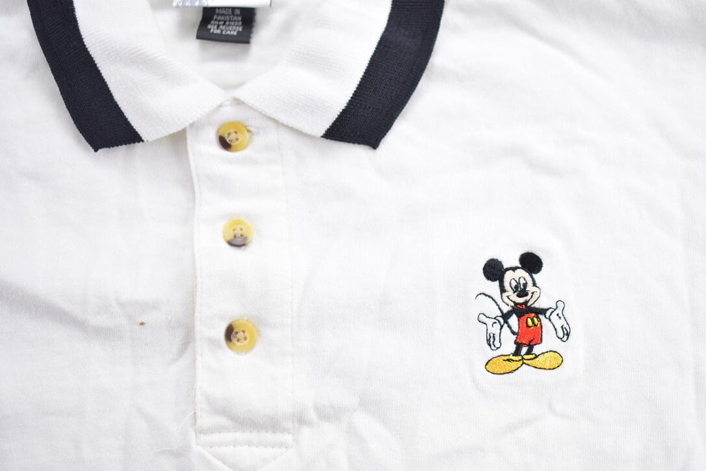 Vintage Disney Mickey Mouse Collared Polo Golf T-Shirt