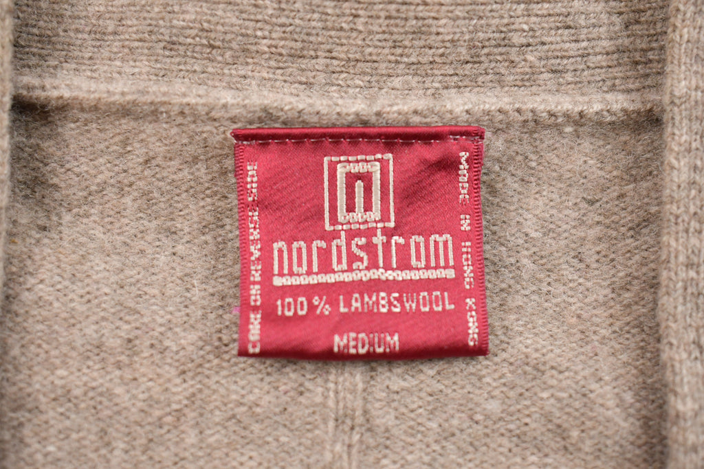 Vintage 1990s Nordstrom Knitted Lambswool Cardigan Sweater