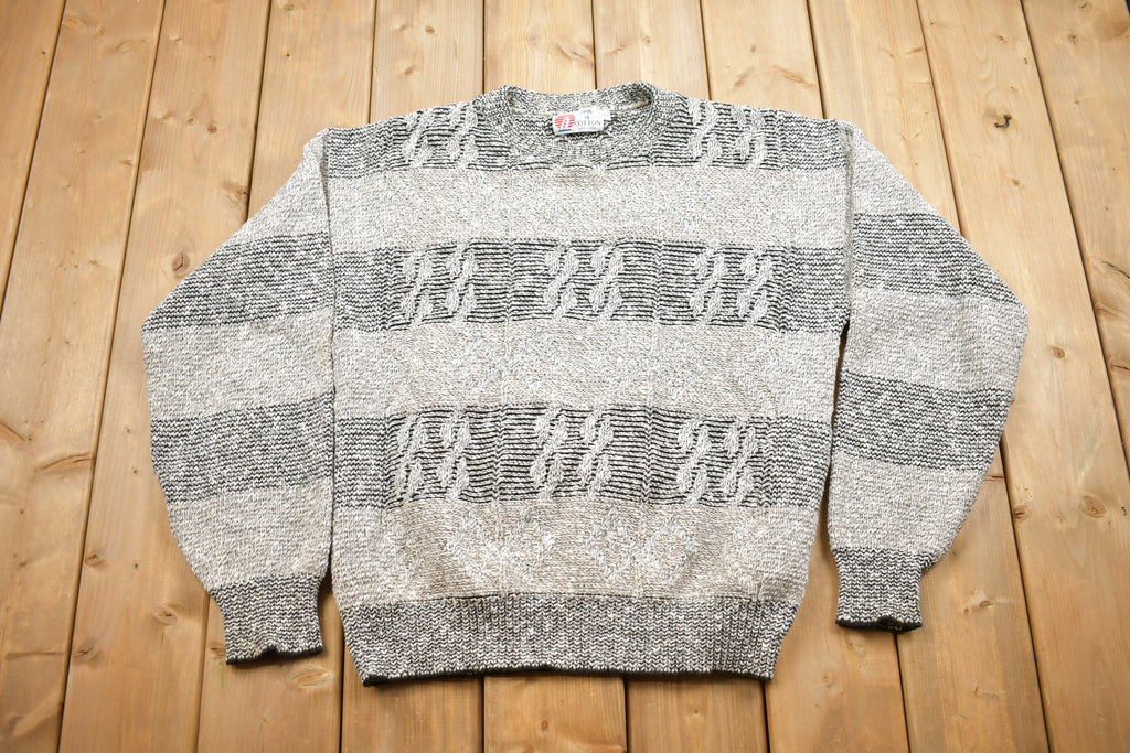 Vintage 1990s Isle Of Cotton Knitted Crewneck Sweater