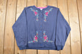 Vintage 1990's Shenanigans Floral Cardigan Sweatshirt