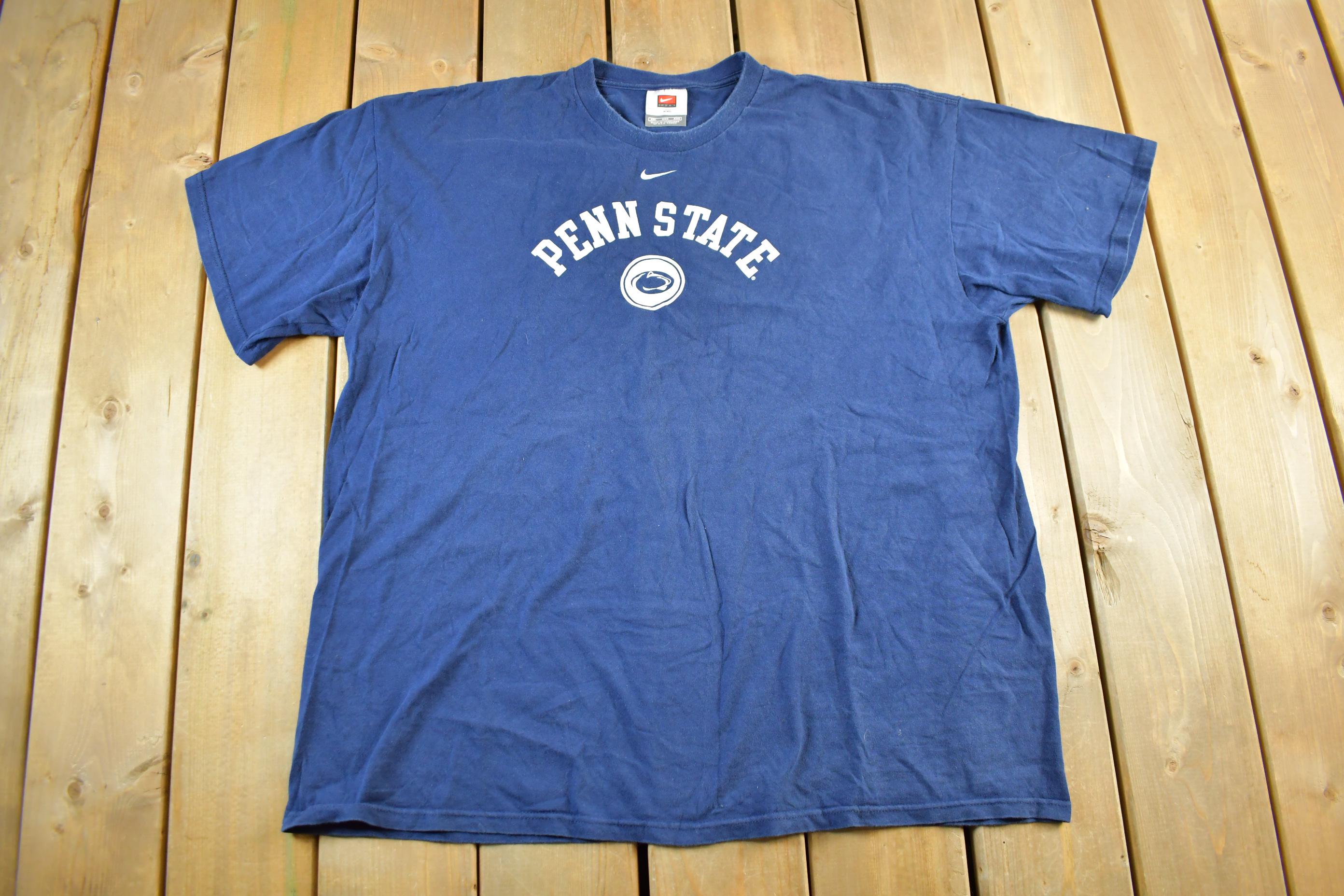 Vintage 2000s Nike Penn State University Collegiate T-Shirt Men's 2XL