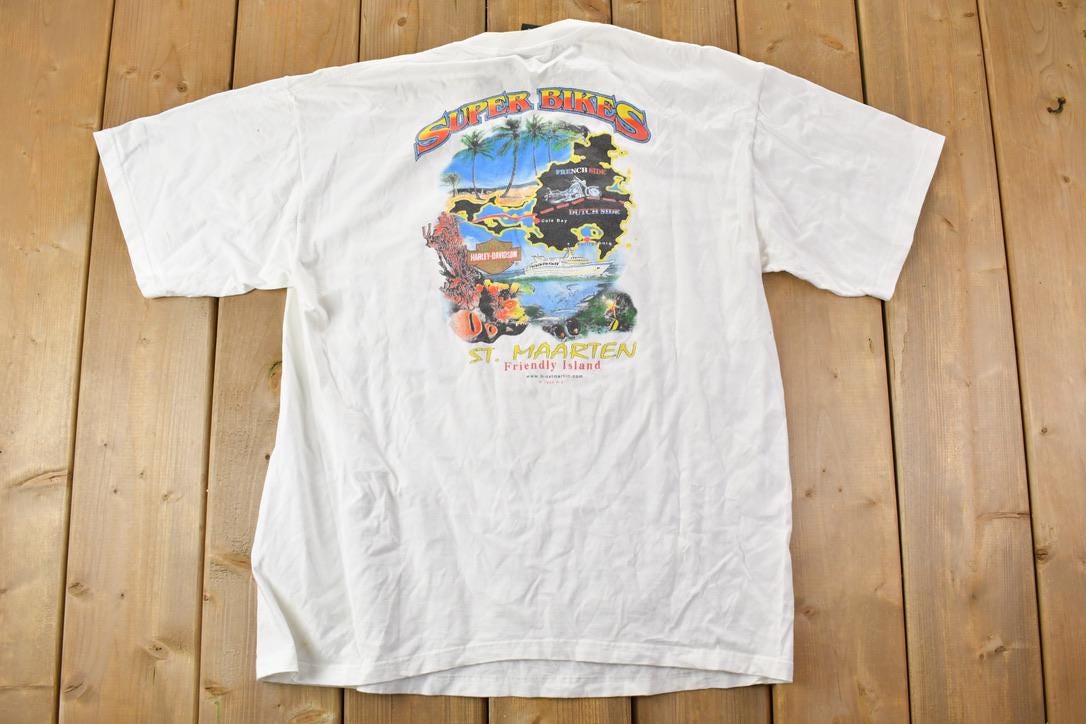 Vintage 1990s Harley Davidson American Classic Graphic T-Shirt