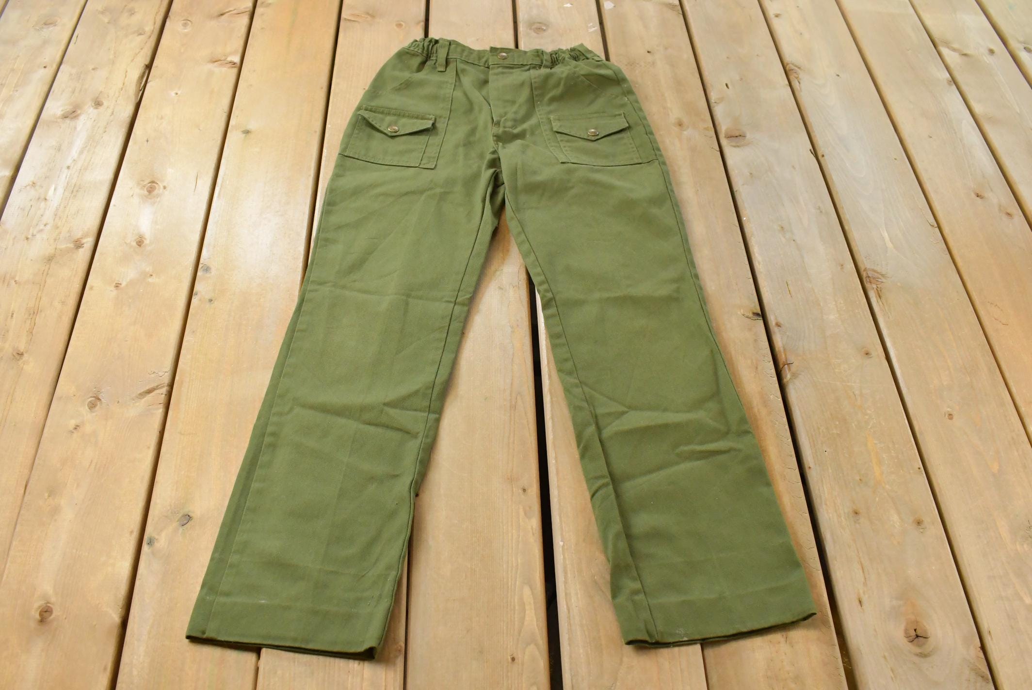 Vintage 1990s Boy Scouts of America Cargo Pants Youth 24 x 28.5