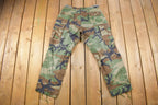 Vintage 2001 Army Military Camouflage Cargo Pants Size 32 x 29