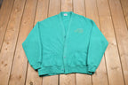 Vintage 1990s Jerzees #1 Mom Button Up Cardigan Sweater