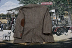 Vintage Harris Tweed Hand Woven Scottish Wool Button Up Blazer Jacket