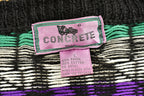 Vintage 1990s Concrete 3D Cable Knit Cardigan Sweater