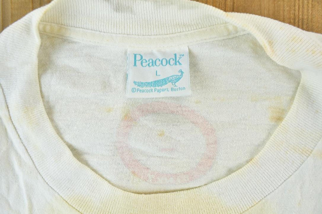 Vintage 1990s Cat Single Stitch Kitty T-Shirt