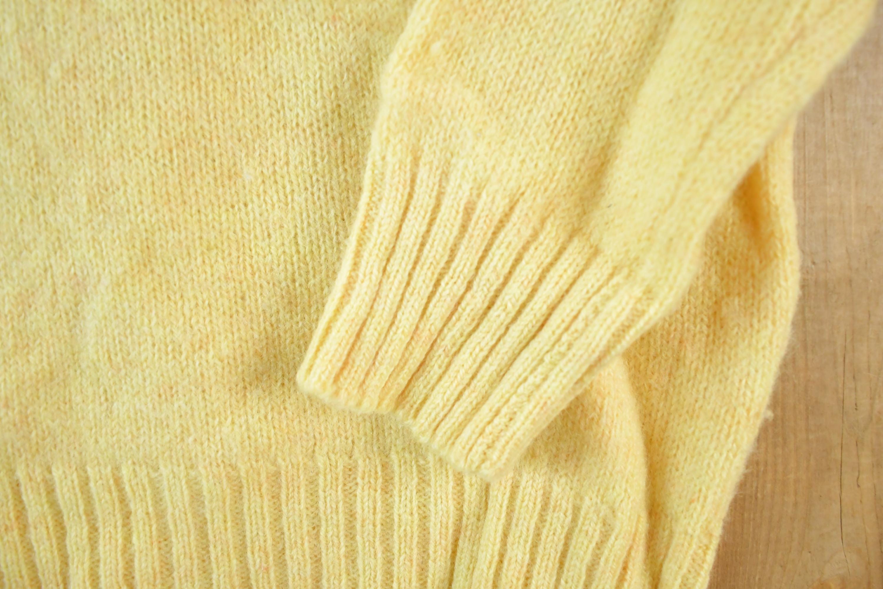 Vintage 1970s Sears The Men's Store Pure Virgin Wool Knit Sweater Mens L