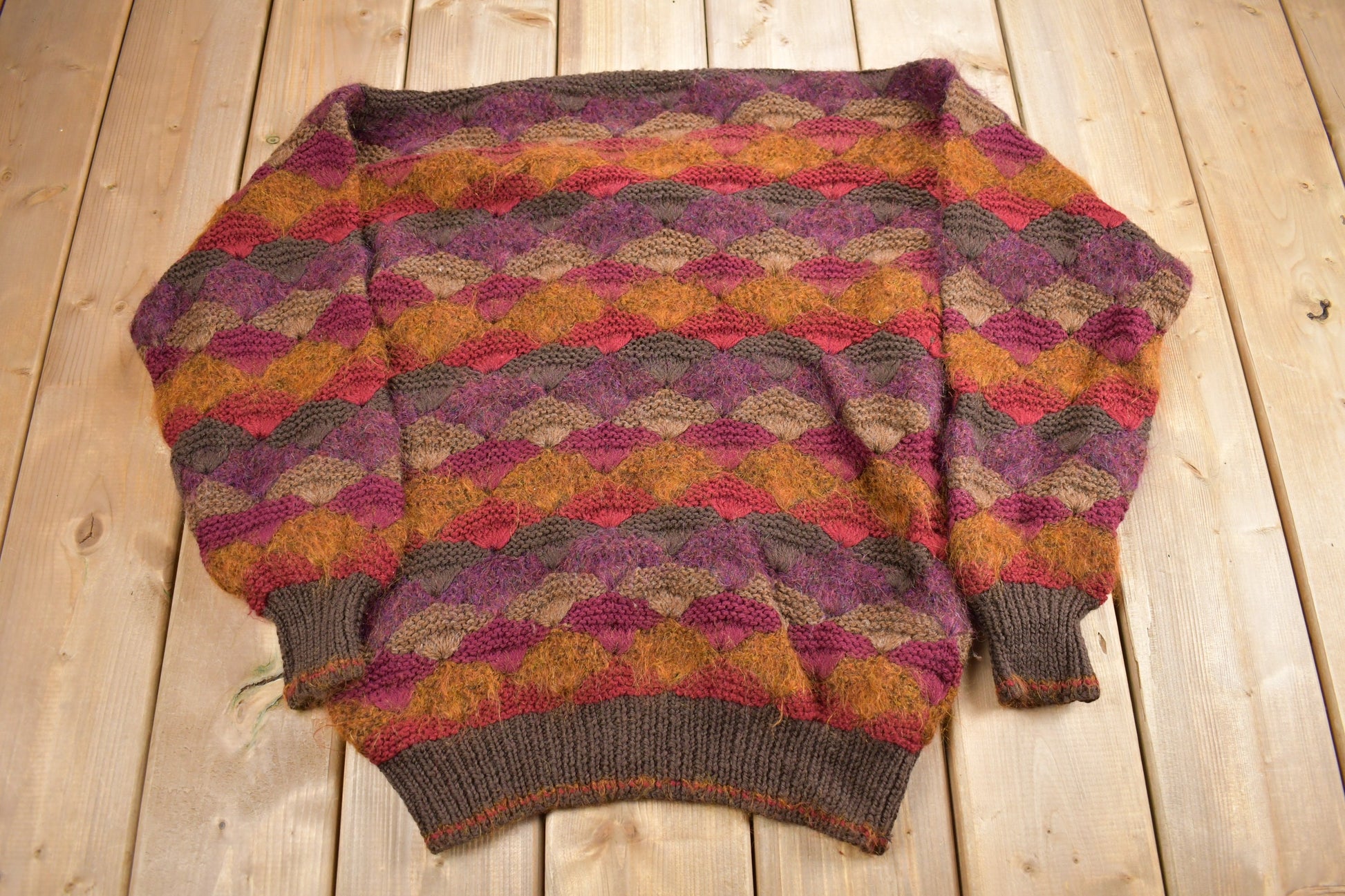 Vintage 1980s Alison Taylor Knit Crewneck Sweater