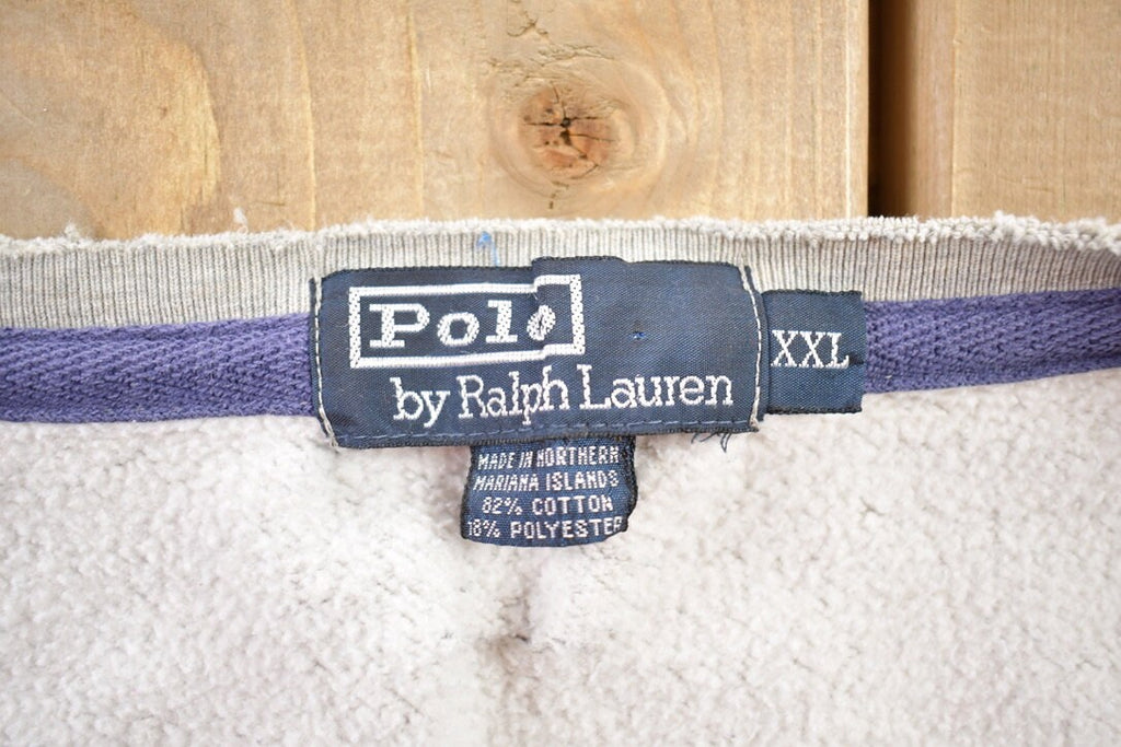 Vintage 1990s Polo Ralph Lauren Grey Crewneck