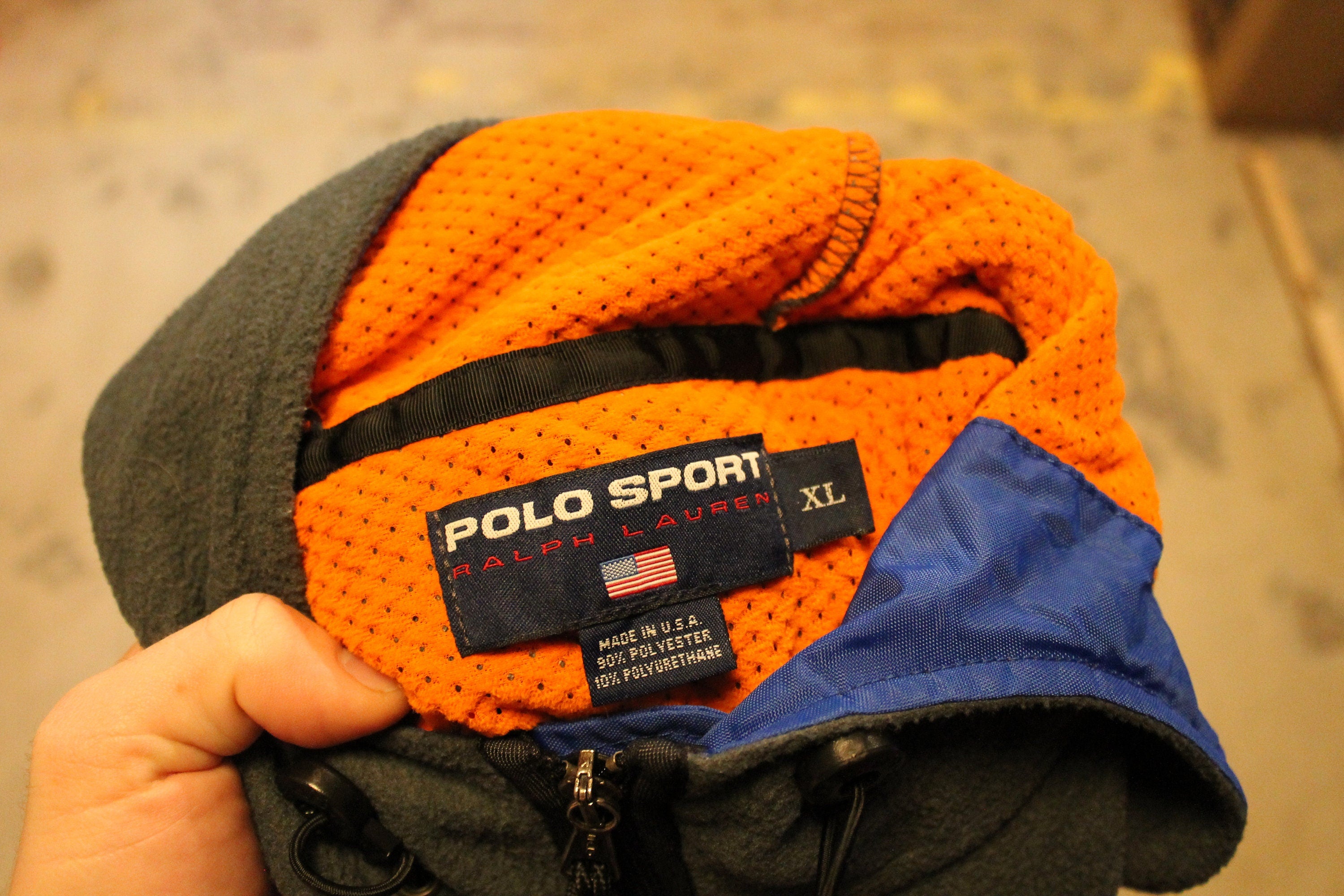 Vintage 1990s Polo Sport Ralph Lauren Marine System Fleece Vest