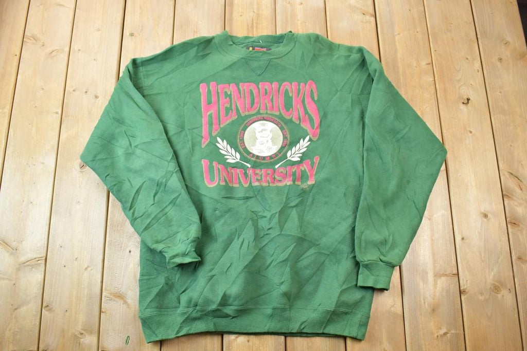 Vintage 1990s Hendricks University Collegiate Crewneck