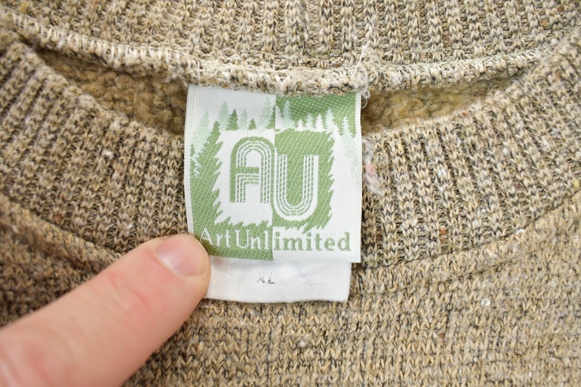 Vintage 1990s Art Unlimited Big Buck Deer Crewneck / Souvenir / Vintage Sweatshirt / Outdoorsman / Wilderness Sweatshirt / Made In USA