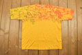 Vintage 1990s Super T's Yellow Tie Dye T-shirt