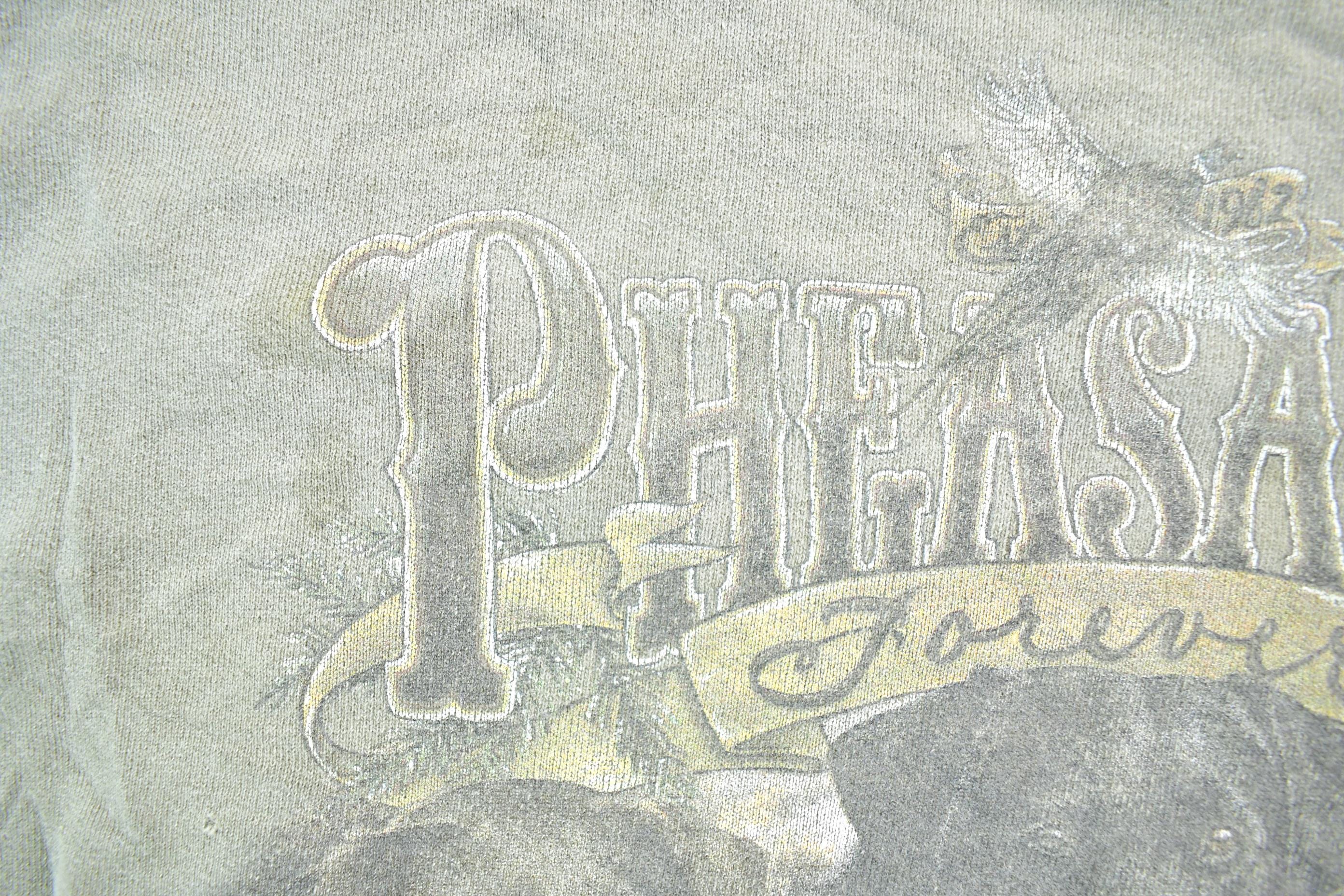 Vintage 1990s Pheasants Forever Red Tail USA Crewneck