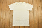 Vintage 1980s Blank White T Shirt