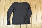 Women Vintage Vigoss Y2K Black Button Up T-Shirt