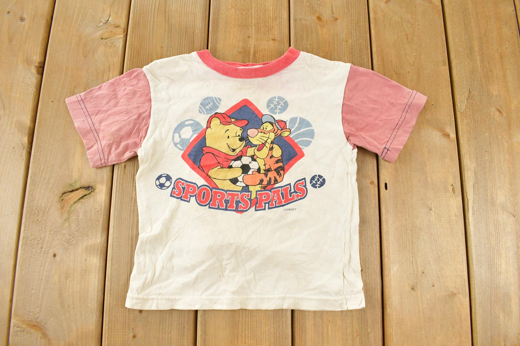 Vintage 1990s Winnie The Pooh Cartoon T-Shirt Toddler Medium