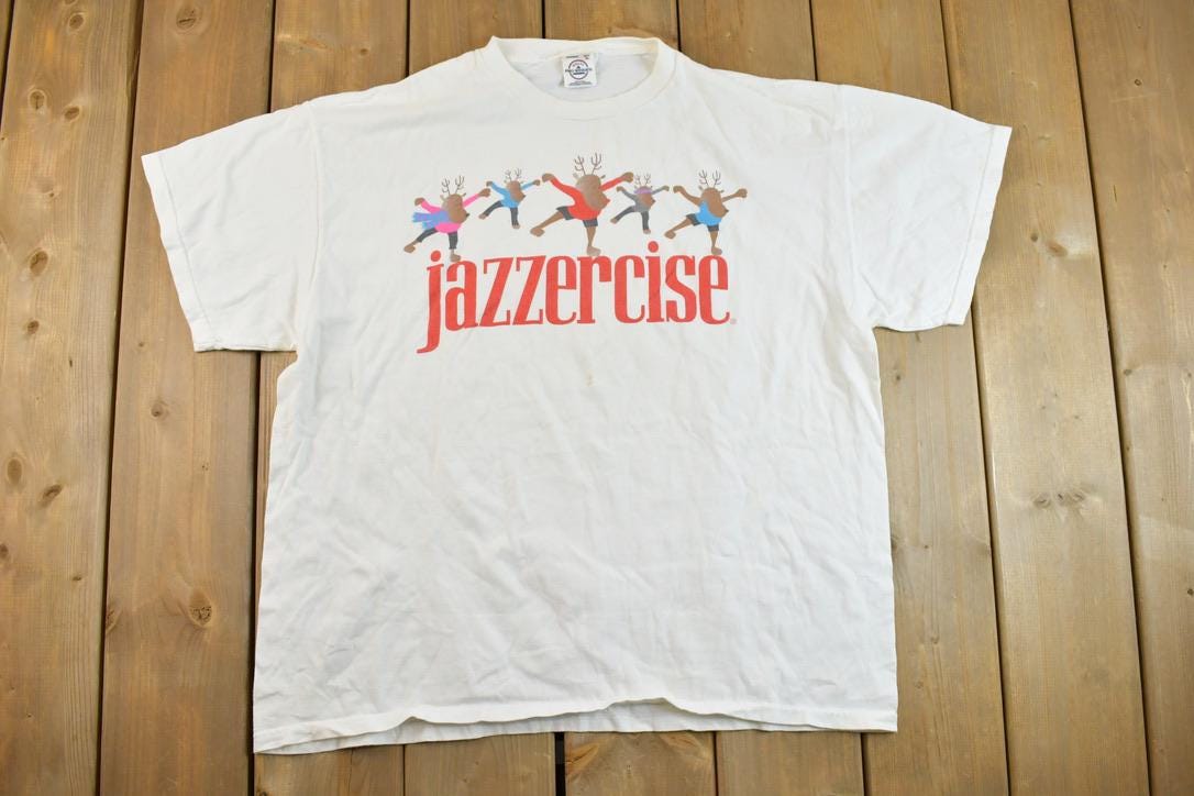 Vintage 1990s Jazzercise Souvenir T-Shirt