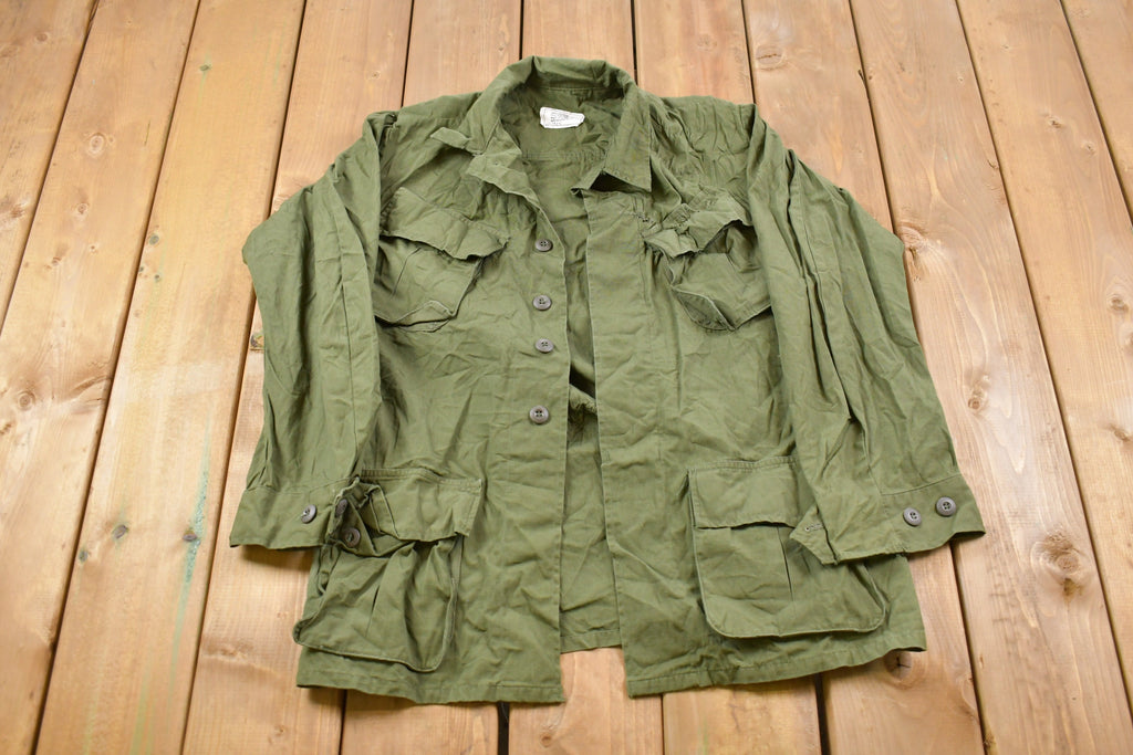 Vintage Military Button Up Jacket