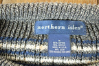 Vintage 1990s Northern Isles Knit Abstract Pattern Crewneck Sweater Mens M