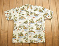 Vintage 1990s Campia Tropical Theme Button Up Shirt