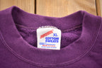 Vintage 1990s Jerzees Blank Purple Crewneck Sweatshirt