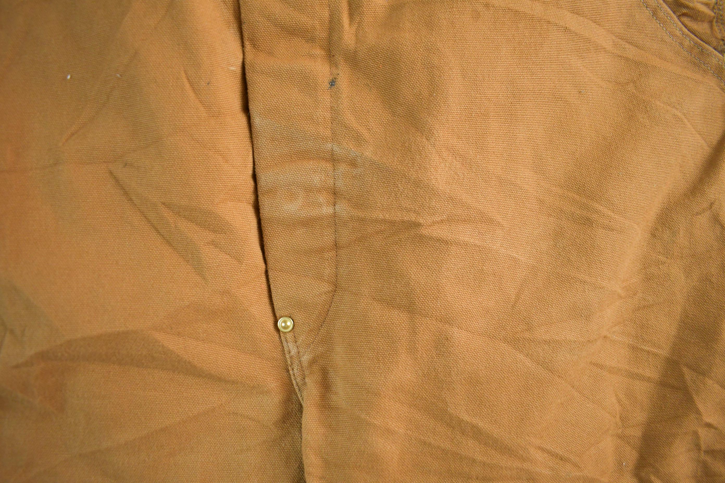 Vintage 1990s Carhartt Double Knee Canvas Overalls Size 42 x 32