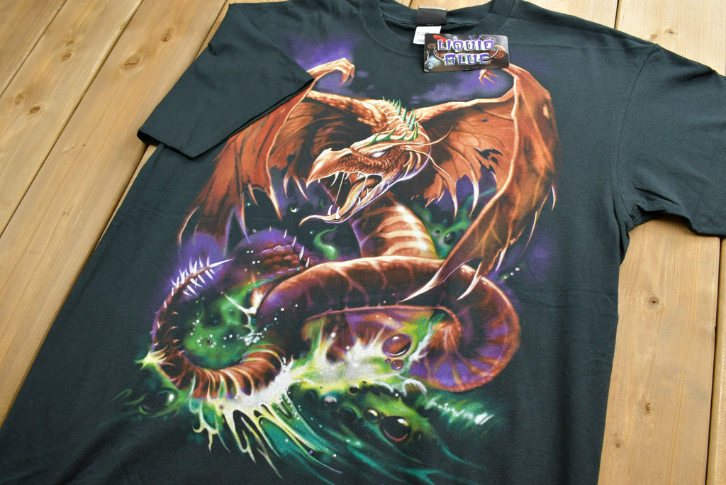 Vintage Deadstock 1999 Liquid Blue Dragon T-shirt