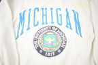 Vintage 1980s University Of Michigan Distressed Crewneck Made In USA