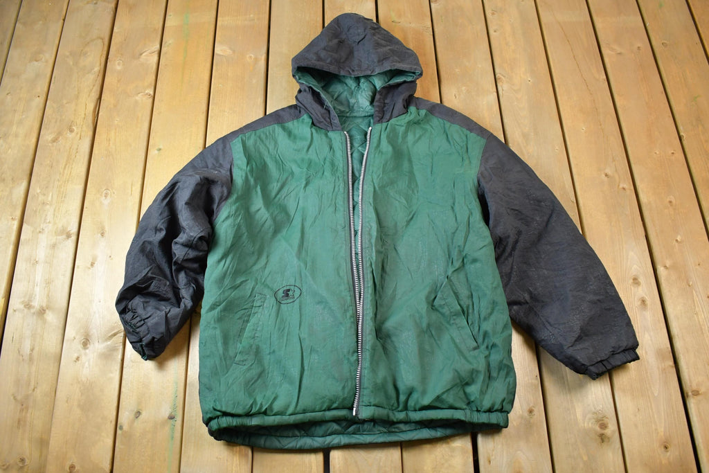 Vintage 1990s Starter Reversible Windbreaker Jacket