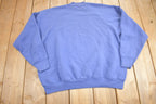 Vintage 1980s Fruit Of The Loom Ladies Blank Raglan Crewneck Sweatshirt