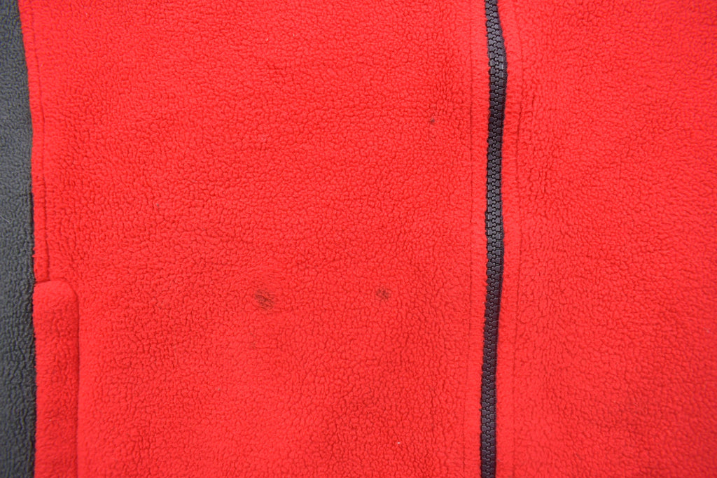 Vintage 1990s North Face Fleece Zip Up Sweater / Stained / Outdoorsman / 90s Sweater / Streetwear / Hiking / Fleece Zip up