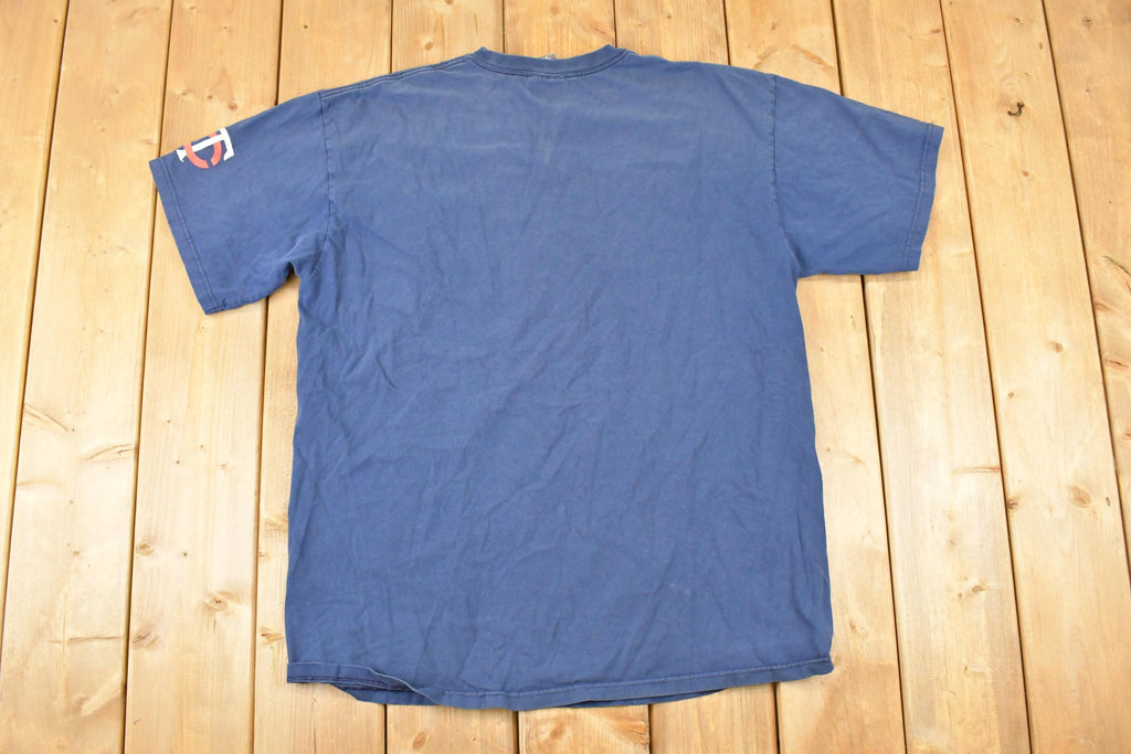 Vintage Y2K Nike Minnesota Twins Centre Scoosh MLB T-Shirt Men's XL