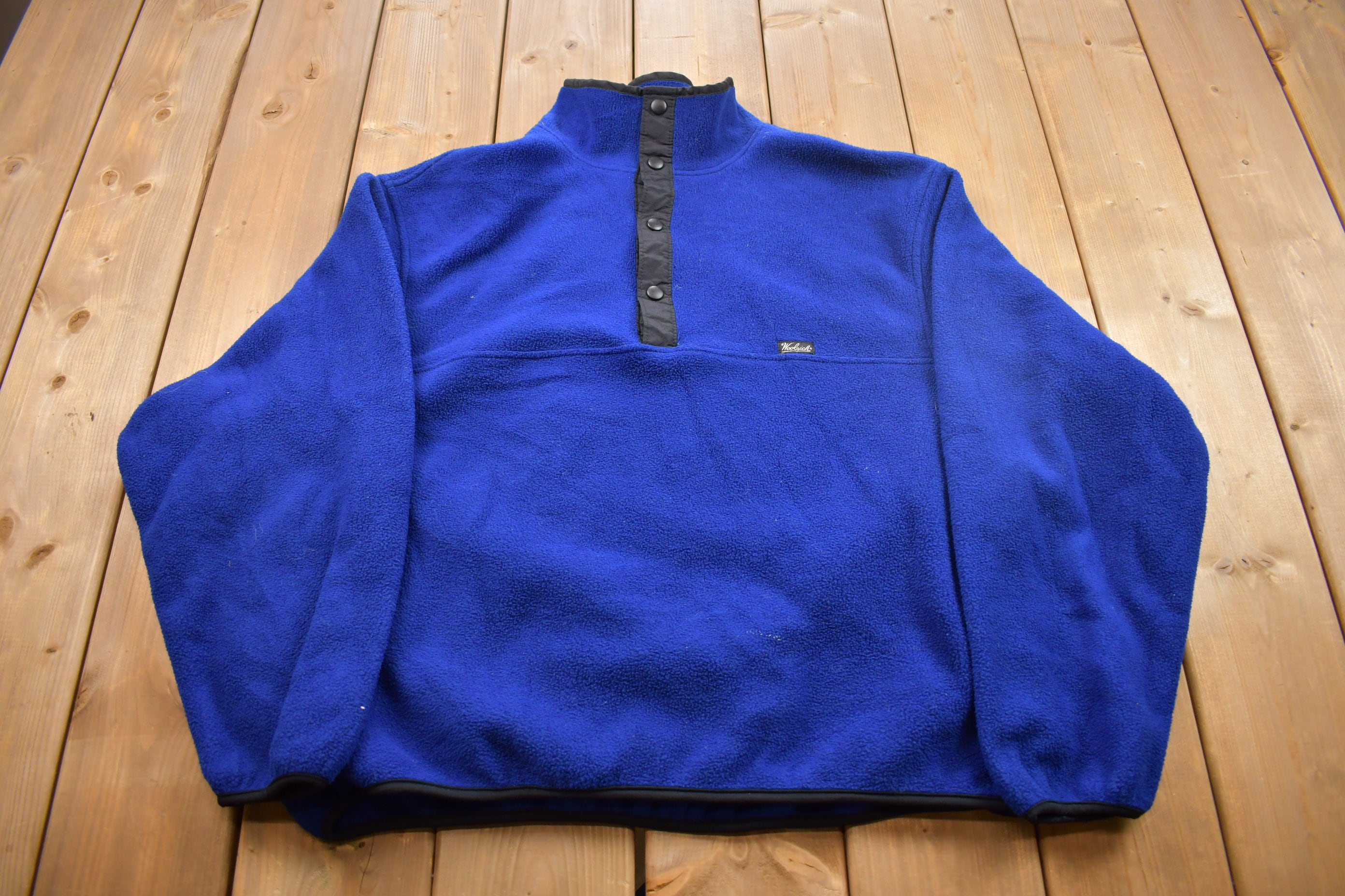 Vintage 1990s Woolrich Rugged Outdoorwear Fleece Sweater