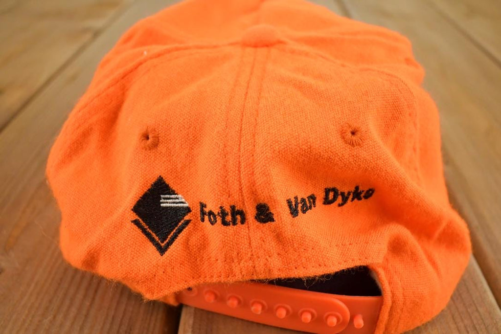 Vintage 1980s Foth And Van Dyke Snapback Hat /