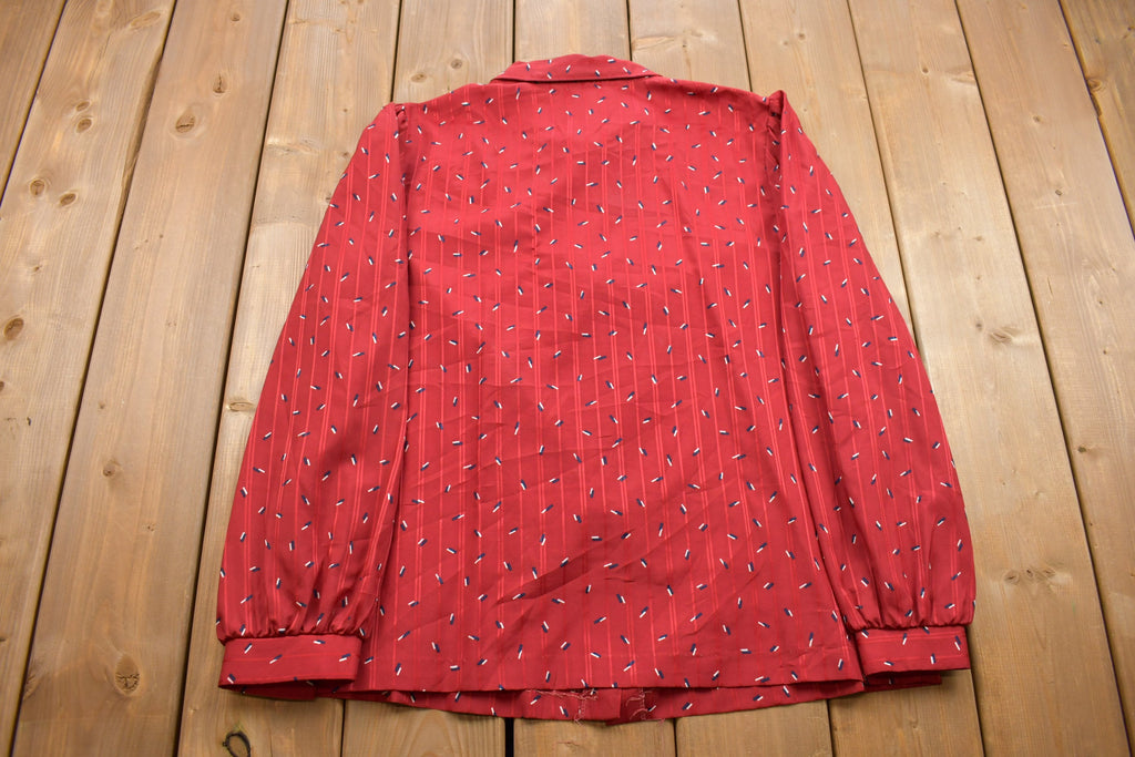 Vintage 1980s MS Russ Button Up Shirt /