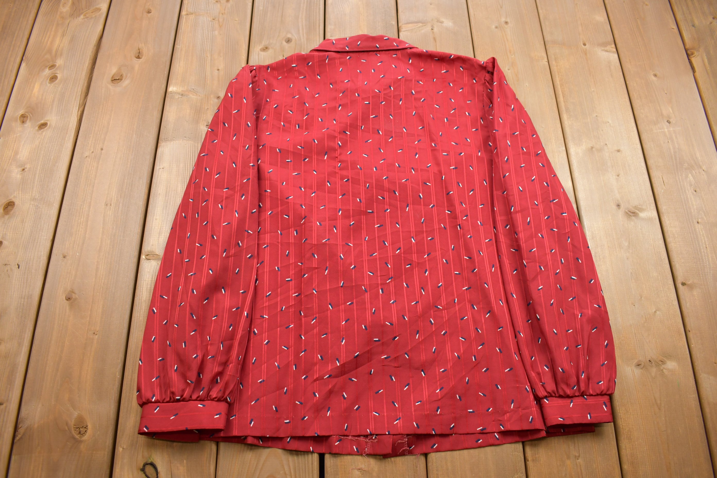 Vintage 1980s MS Russ Button Up Shirt /